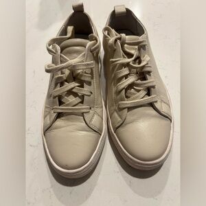 Seychelles woman’s  Cream leather Sneakers